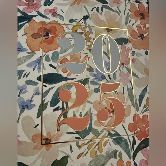 Graphique Floral 2025 Planner - 18 Month Planner - N w/o T - Picture 2 of 6